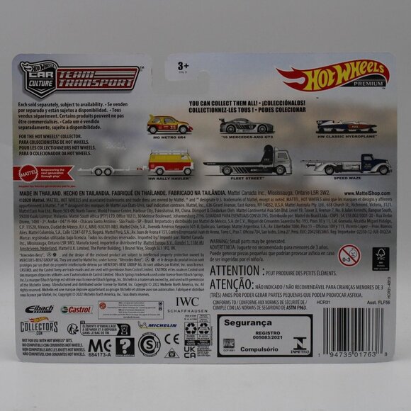 Hot Wheels Premium HW Classic Hydroplane On Speed Waze Team Transport No. 49 - Picture 4 of 4